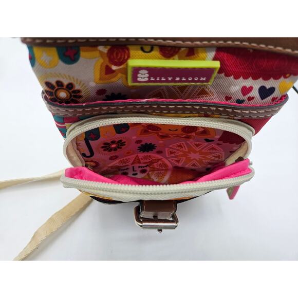 Lilly Bloom Women's Crossbody Floral Sunburst‎ Bag Adjustable Pockets - Picture 6 of 9